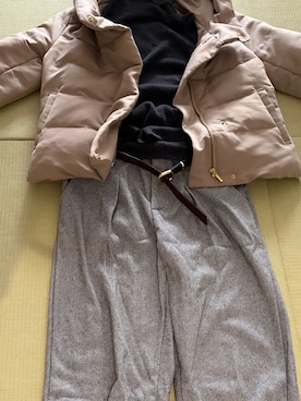 「BEAMS（ビームス）のアイテム（ジャケット/アウター）」を使った、Chiiさん（レディース・158cm）の冬コーディネート