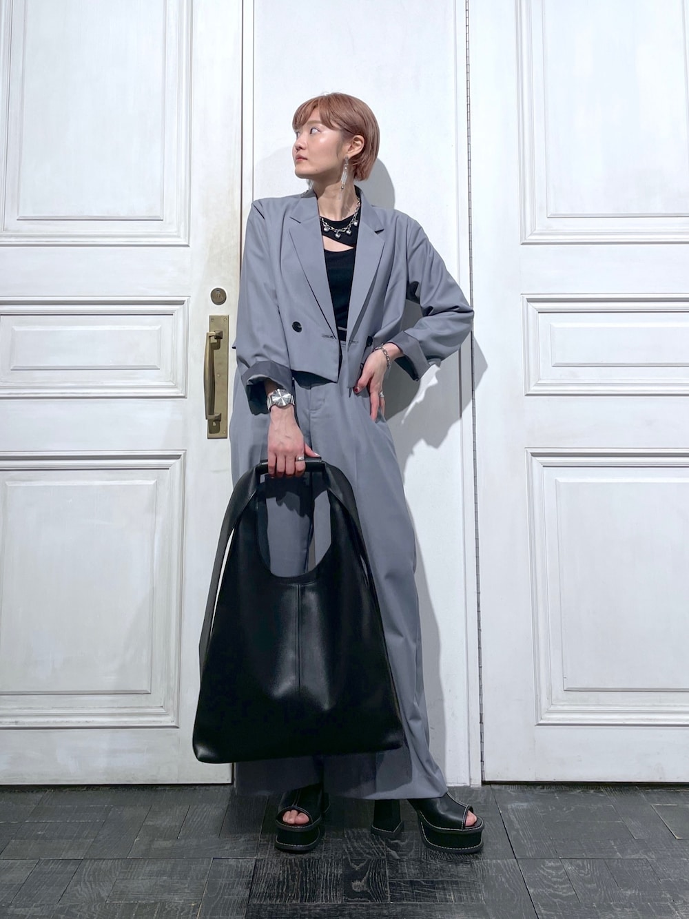 HARE（ハレ）の「ショートジャケット＊ワイドパンツSETUP(HARE