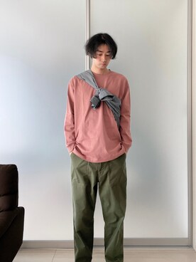 「トータルコーデ」｜あきらさん（メンズ・184cm）の春コーディネート