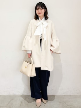 「デート服」｜haruさん（レディース・156cm）の冬コーディネート