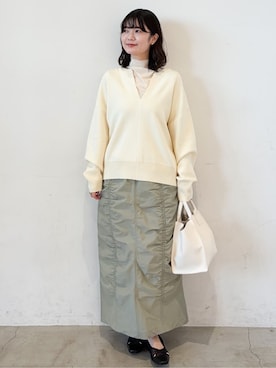 「デート服」｜haruさん（レディース・156cm）の冬コーディネート