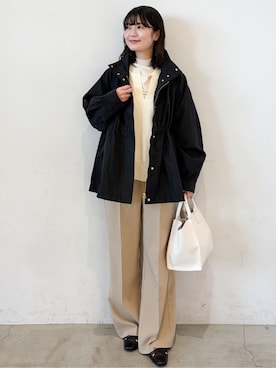 「デート服」｜haruさん（レディース・156cm）の冬コーディネート