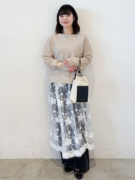 「デート服」｜haruさん（レディース・156cm）の春コーディネート