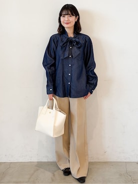 「デート服」｜haruさん（レディース・156cm）の冬コーディネート