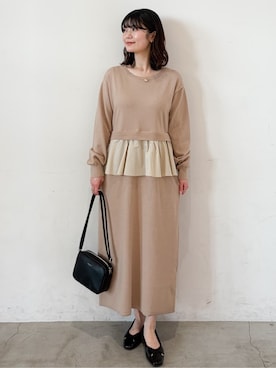 「デート服」｜haruさん（レディース・156cm）の冬コーディネート