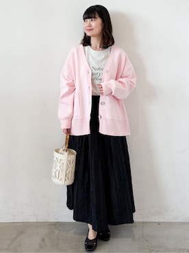 「SOUP（スープ）のアイテム」を使った、haruさん（レディース・156cm）の春コーディネート