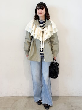 「デート服」｜haruさん（レディース・156cm）の春コーディネート