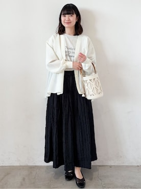 「デート服」｜haruさん（レディース・156cm）の春コーディネート