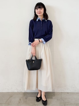 「デート服」｜haruさん（レディース・156cm）の春コーディネート