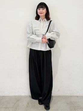 「デート服」｜haruさん（レディース・156cm）の冬コーディネート