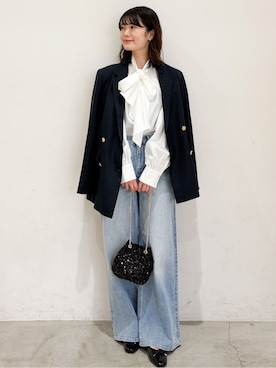 「デート服」｜haruさん（レディース・156cm）の冬コーディネート