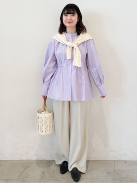 「デート服」｜haruさん（レディース・156cm）の春コーディネート