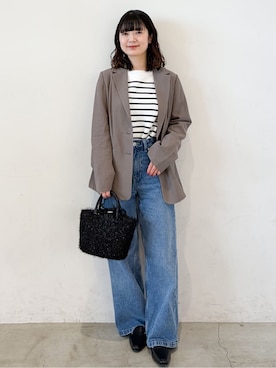 「デート服」｜haruさん（レディース・156cm）の春コーディネート