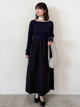 「デート服」｜haruさん（レディース・156cm）の冬コーディネート