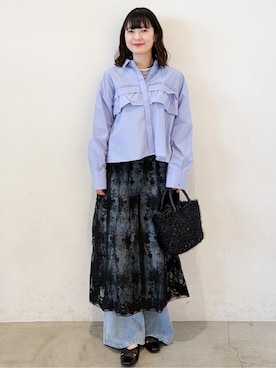 「デート服」｜haruさん（レディース・156cm）の春コーディネート