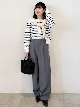 「デート服」｜haruさん（レディース・156cm）の春コーディネート