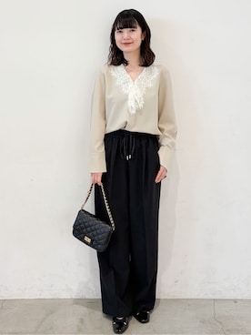 「デート服」｜haruさん（レディース・156cm）の春コーディネート