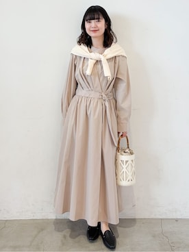 「デート服」｜haruさん（レディース・156cm）の春コーディネート