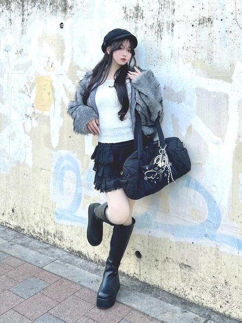 SNIDEL（スナイデル） パンツ ラッフルティアードスカショーパン