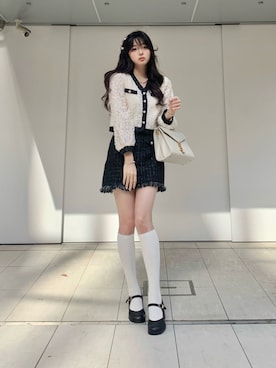 「アイテム（パンプス）」を使った、poyoさん（レディース・161cm）の秋コーディネート
