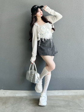 poyoさん（骨格ストレート・レディース・161cm）の夏コーディネート