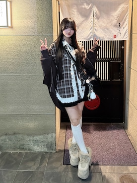 「SNIDEL（スナイデル）のアイテム（トップス）」を使った、poyoさん（レディース・161cm）の秋コーディネート