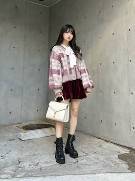 「apres jour（アプレジュール）のアイテム」を使った、poyoさん（レディース・161cm）の冬コーディネート