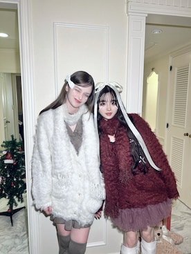 「アイテム（トップス）」を使った、poyoさん（レディース・161cm）の秋コーディネート