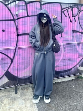 「Lovilyn（ラヴィリン）のアイテム」を使った、poyoさん（レディース・161cm）の冬コーディネート