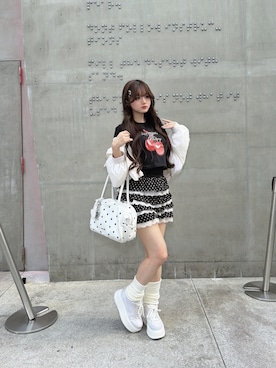 「SNIDEL（スナイデル）のアイテム」を使った、poyoさん（レディース・161cm）の夏コーディネート
