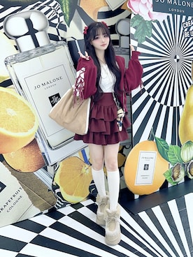「アイテム（タンクトップ）」を使った、poyoさん（レディース・161cm）の秋コーディネート