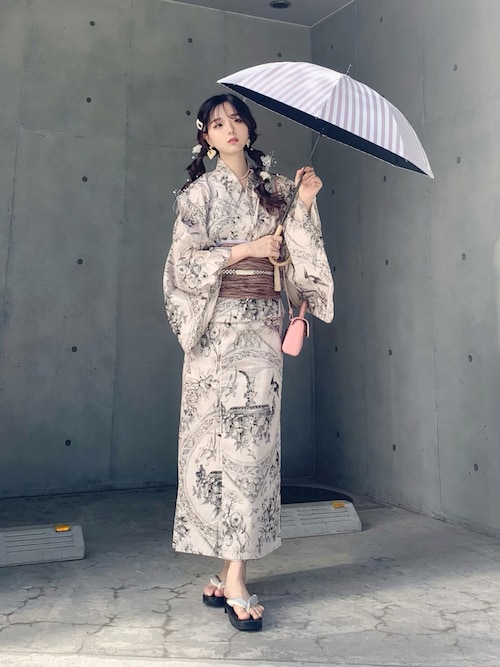 Dita dita ディータ 浴衣【 うたかたの月下美人 】 5点セット dita