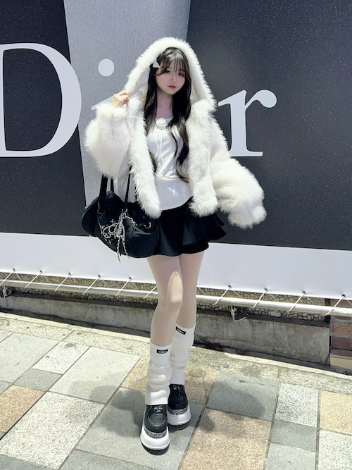 レイヤードフリルミニスカショーパン（その他パンツ）｜SNIDEL
