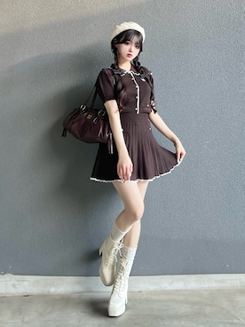 「セットアップ」｜poyoさん（レディース・161cm）の秋コーディネート