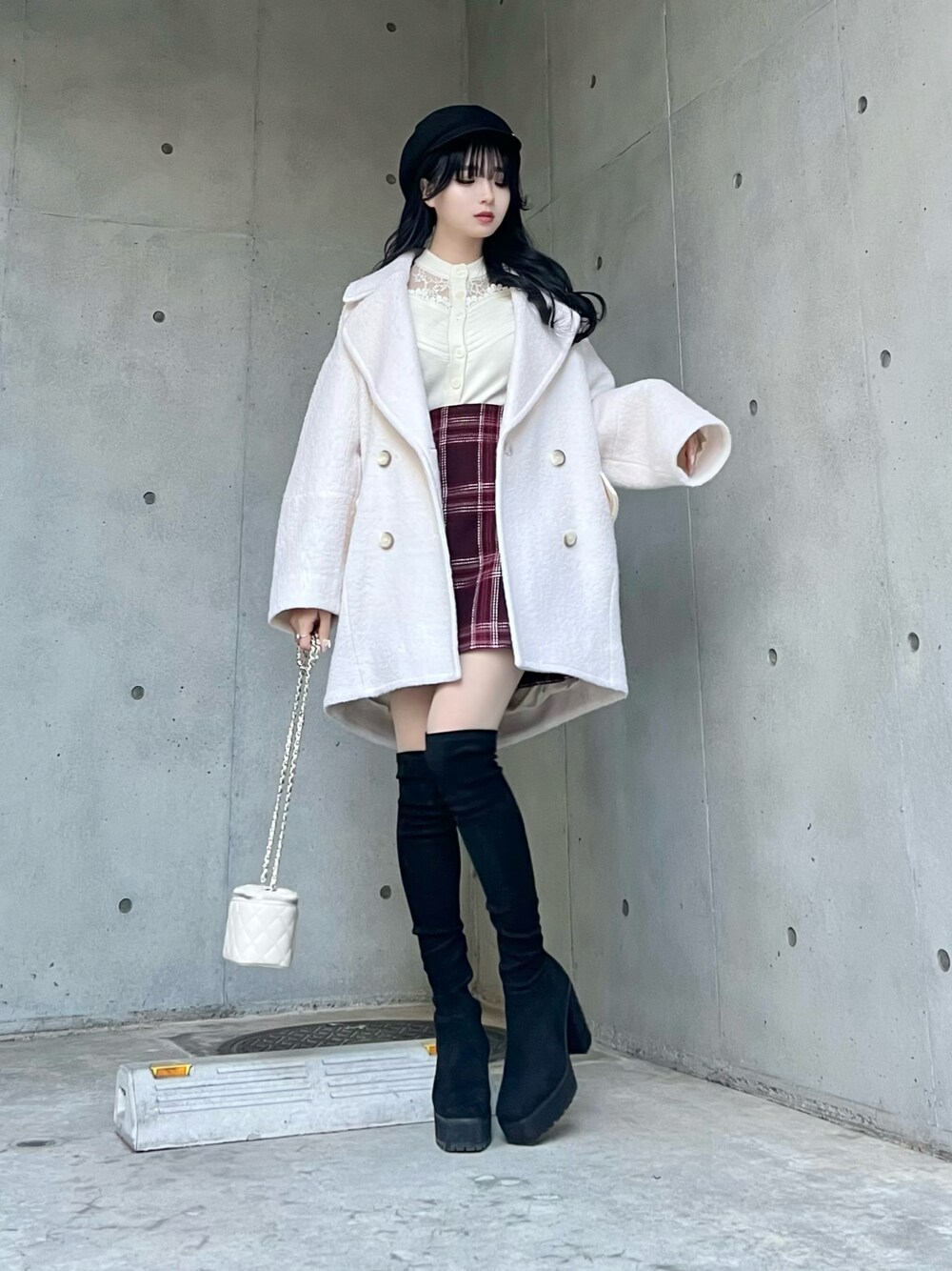 SNIDEL(スナイデル)の「ツイードフレアスカショーパン(その他パンツ