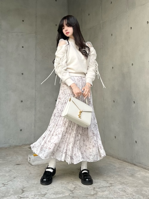 スナイデル　プリーツスカート　パンツ付き SALE60%OFF】SNIDEL スナイデル Sustainableプリーツスカショー