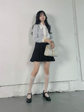 「アイテム（パンツ）」を使った、poyoさん（レディース・161cm）の秋コーディネート