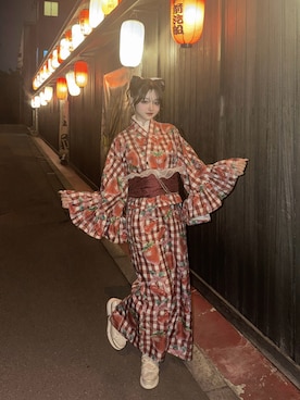 「Lovilyn（ラヴィリン）のアイテム」を使った、poyoさん（レディース・161cm）の夏コーディネート