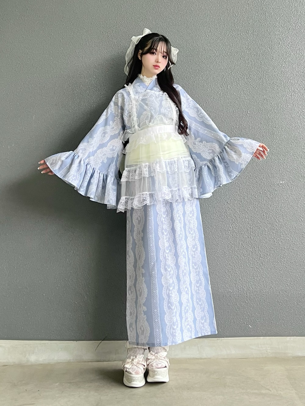 Lovilyn ラヴィリン　推し活チュールエプロンワンピース Lovilyn（ラヴィリン）の「推し活チュールエプロンワンピース