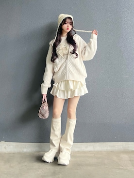 poyoさん（骨格ストレート・レディース・161cm）の冬コーディネート