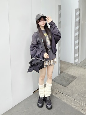 「アイテム（パンツ）」を使った、poyoさん（レディース・161cm）の秋コーディネート