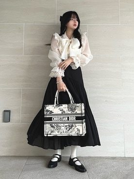 「PAGEBOY（ページボーイ）のアイテム」を使った、poyoさん（レディース・161cm）の春コーディネート