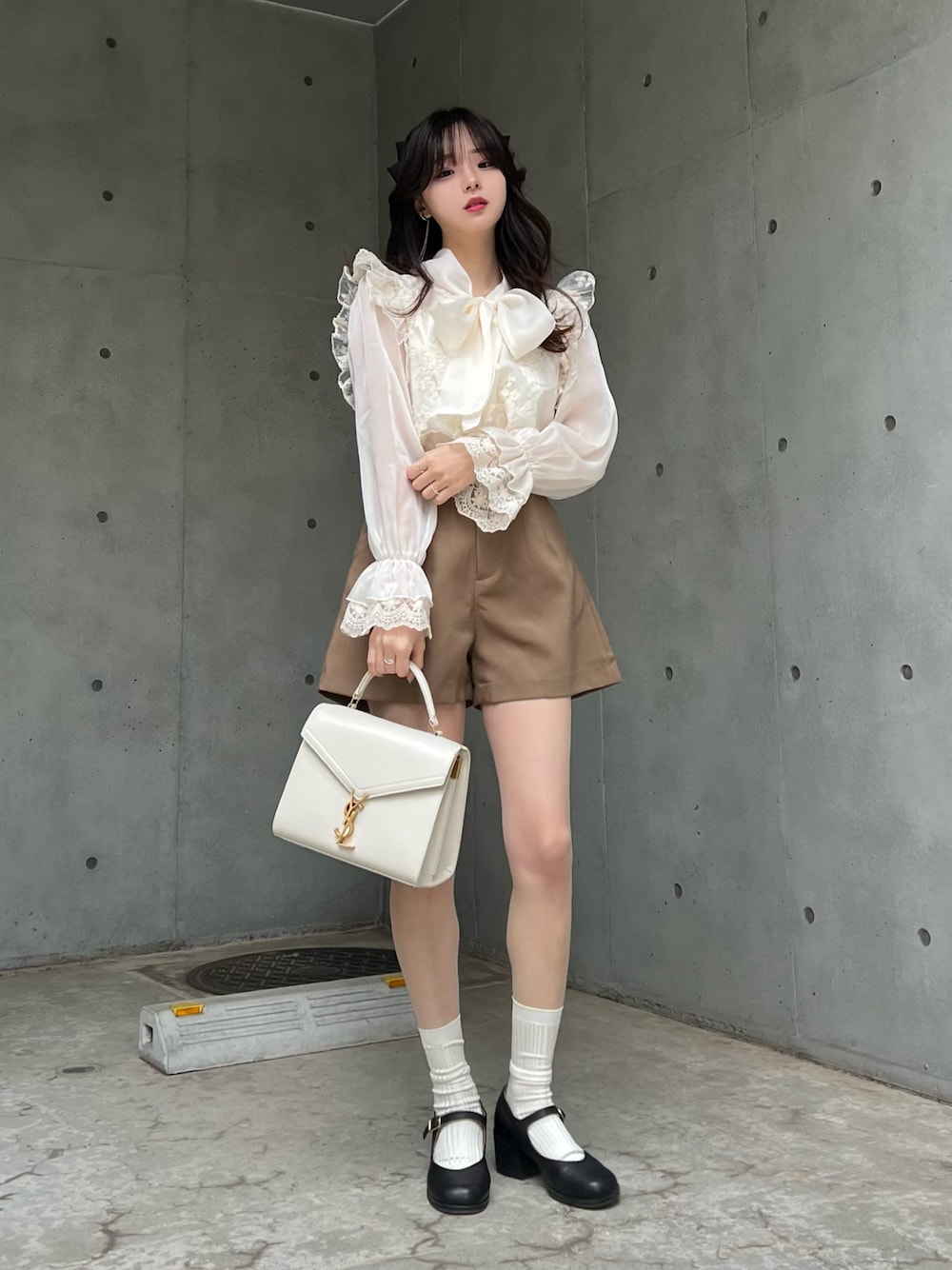 【ガーリーコーデを大人仕様に♡】CHANEL パンプス ガーリーコーデを大人仕様に♡】CHANEL パンプス