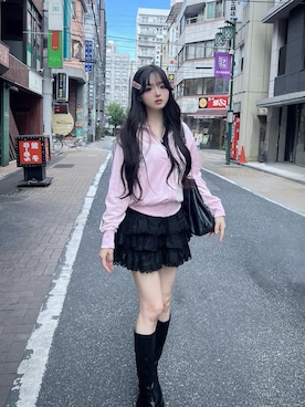 「アイテム（パンツ）」を使った、poyoさん（レディース・161cm）の秋コーディネート