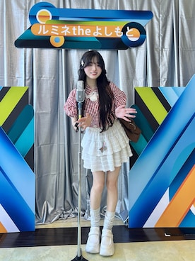 「アイテム（スカート）」を使った、poyoさん（レディース・161cm）の夏コーディネート