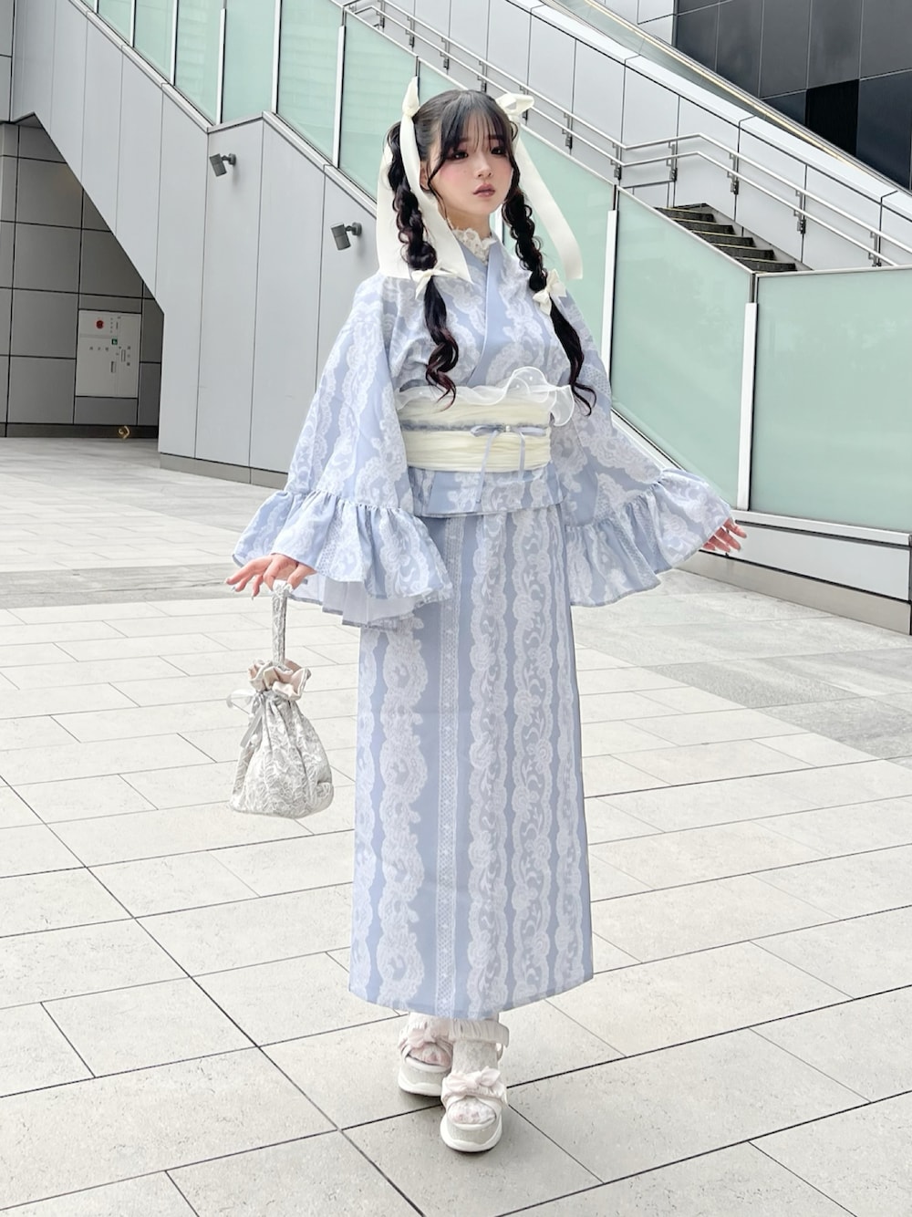 セパレート浴衣(帯セット)を使った人気ファッションコーディネート - WEAR