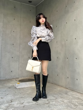 「アイテム（パンツ）」を使った、poyoさん（レディース・161cm）の冬コーディネート