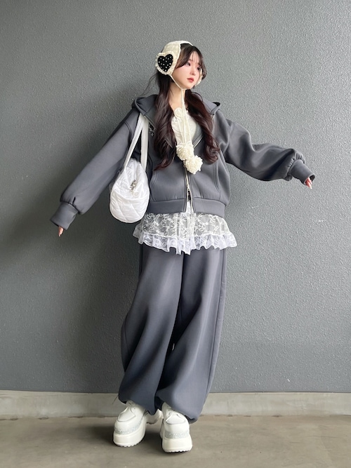 エンジェルモチーフボストンバッグ（ショルダーバッグ）｜Lovilyn lovilynラヴィリン / エンジェルモチーフボストンバッグ