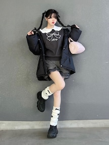 SNIDEL（スナイデル）の「Sustainableフリルヘムショートパンツ