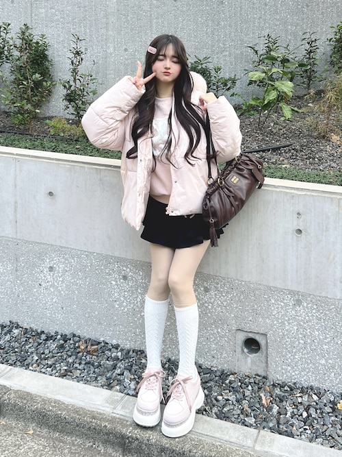 レイヤードフリルミニスカショーパン（その他パンツ）｜SNIDEL